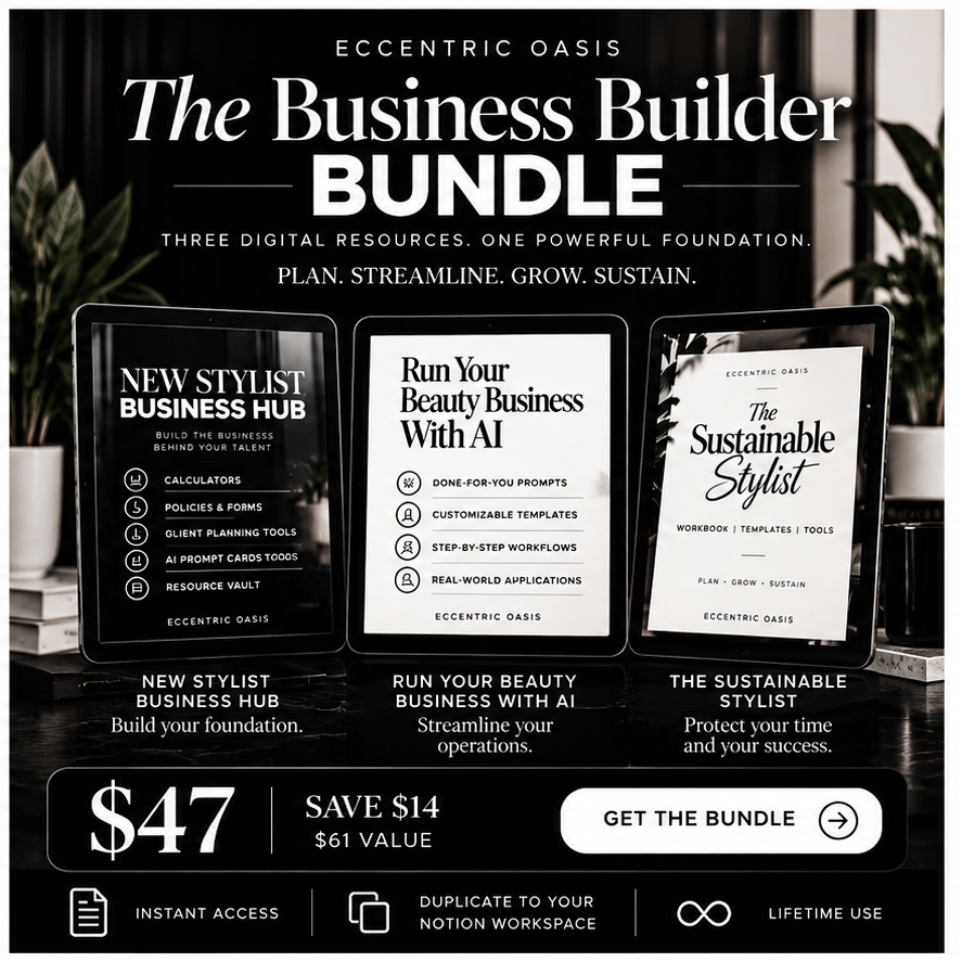 Business Builder Bundle black and white card